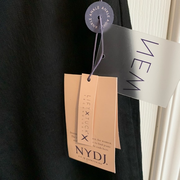 NYDJ size 2 pull on black jeans - Picture 10 of 14